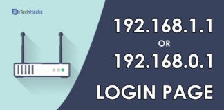 192.168.1.1 Login Page, Username, Password, and Settings