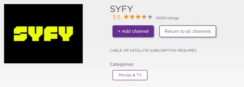syfy.com activate/activatenbcu Code Roku : How to Activate SYFY Channel on Roku