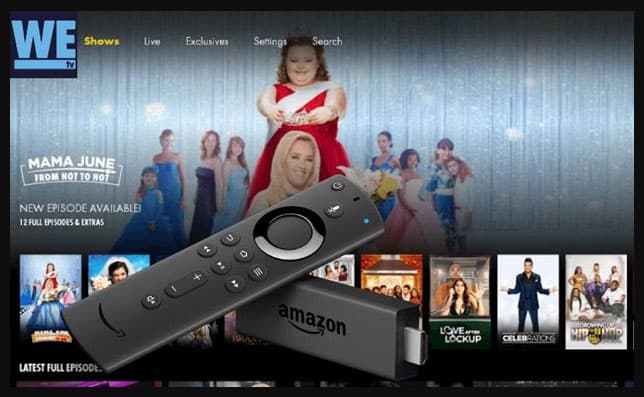 Activate WE TV on Fire Stick