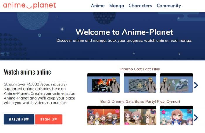 Anime planet