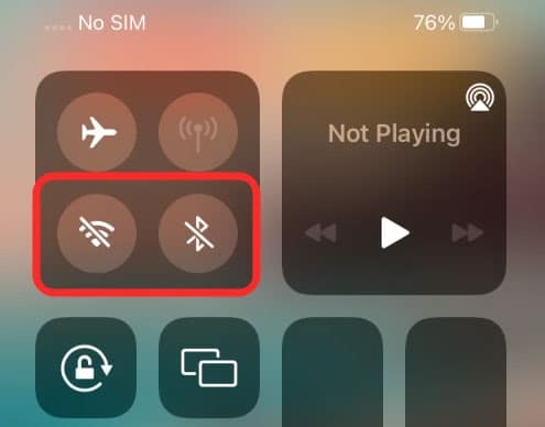 Enable/Disable Bluetooth and WiFi