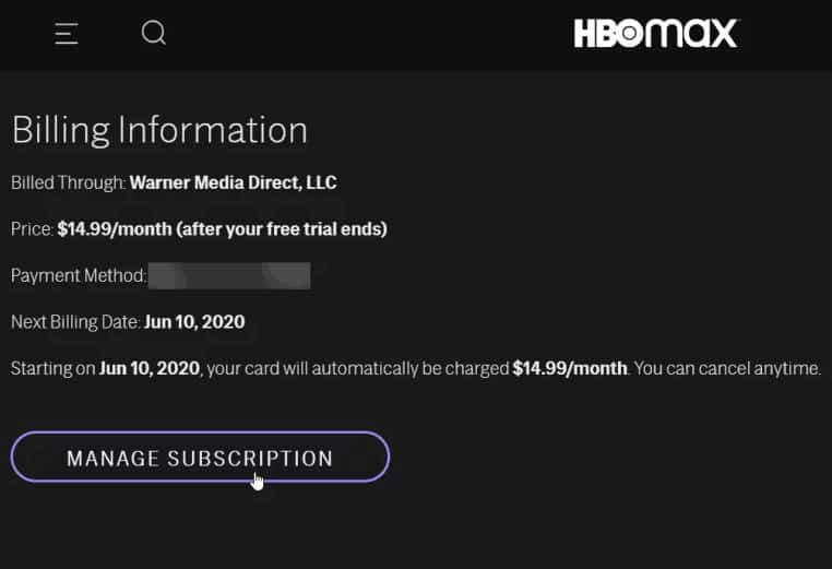 How to Cancel HBO Max Free Trial?