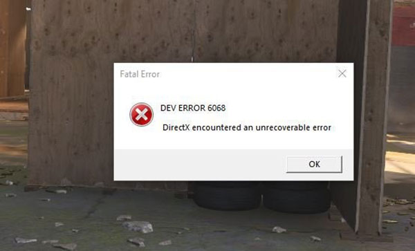 How To Fix COD Warzone Dev Error 6068?