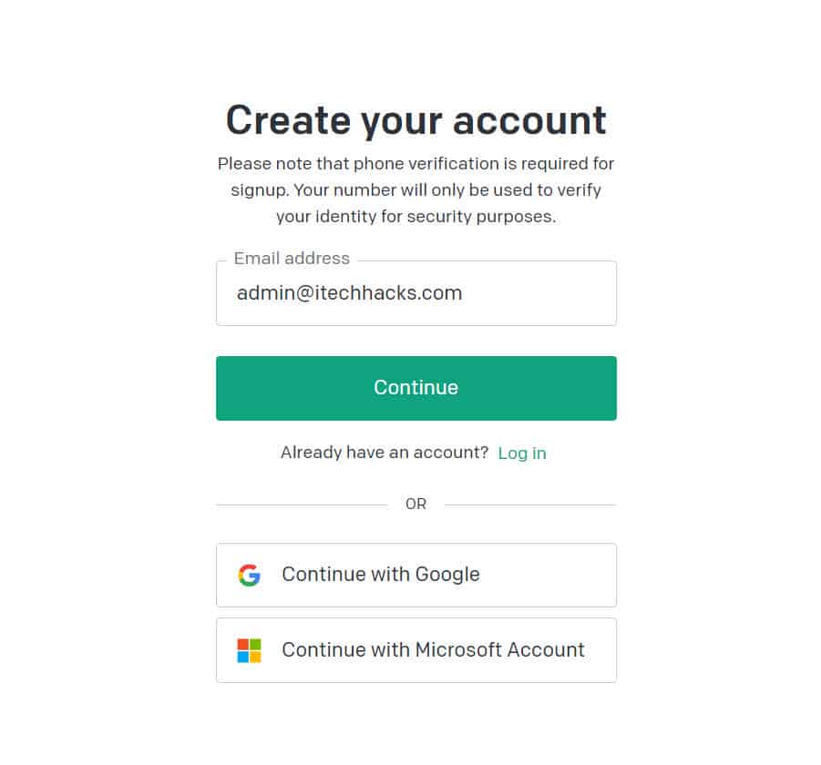 ChatGPT Account