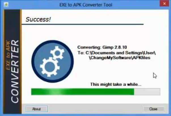 Convert EXE to APK