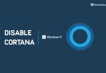 How To Disable Cortana on Windows 11