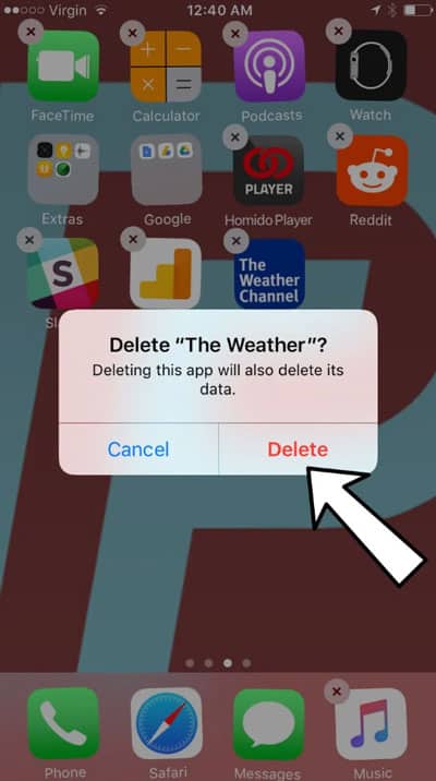 Delete and Reinstall Apps