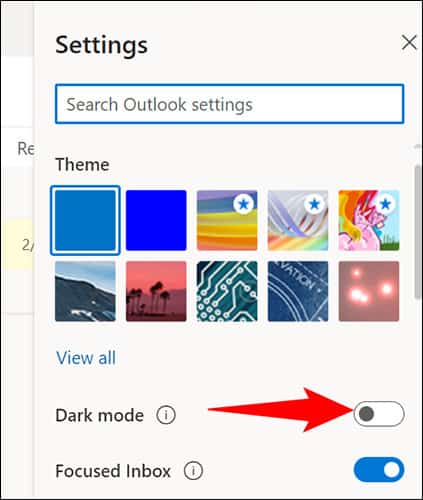How to Enable Dark Mode in Microsoft Outlook?