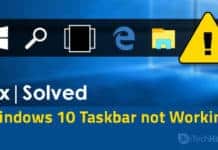 How To Fix "Windows 10 Taskbar Not Working"?