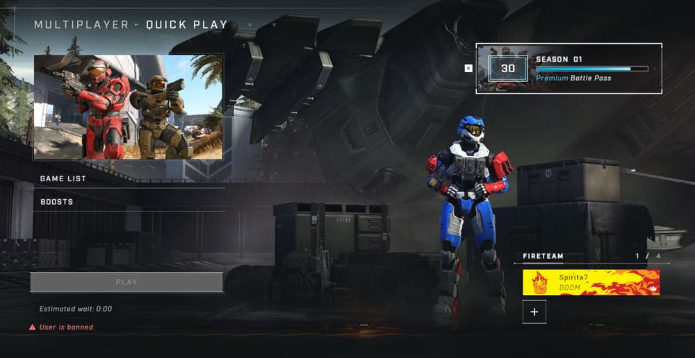 Fixes for User is Banned Halo Infinite