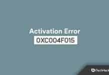How To Fix Windows Activation Error 0xC004f015