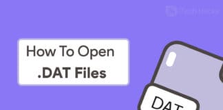 How To Open DAT Files in Windows 10 & Mac