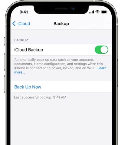 How to Backup Data to iCloud