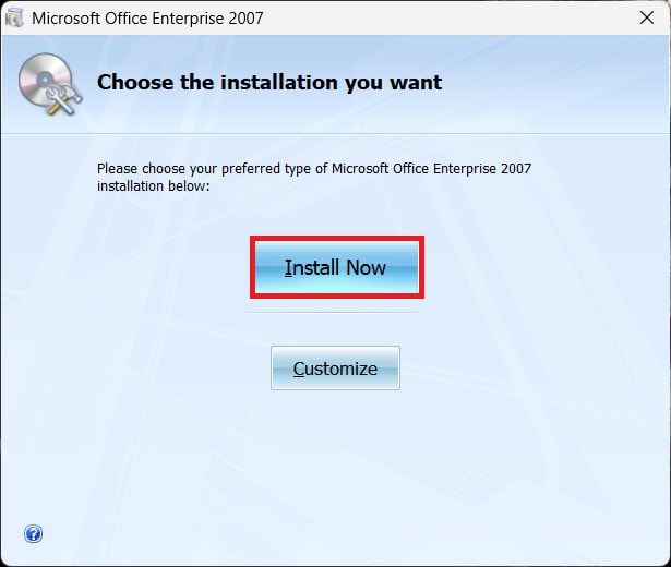 Install Now