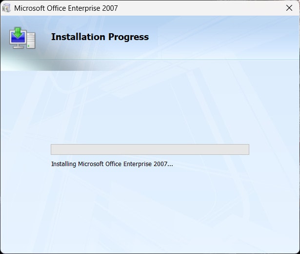 Installing Office 2007