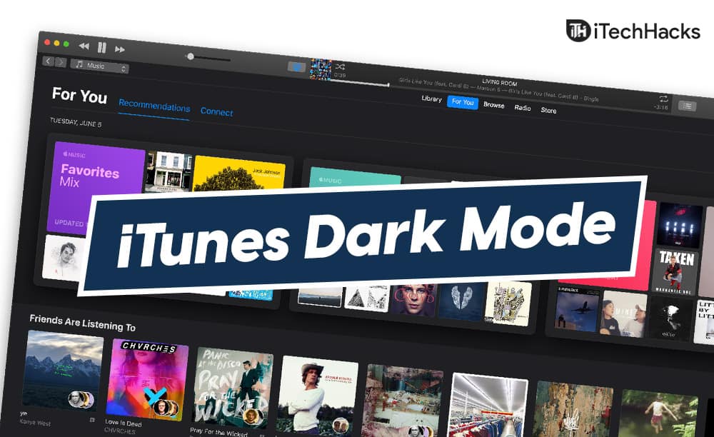 How To Turn On iTunes Dark Mode