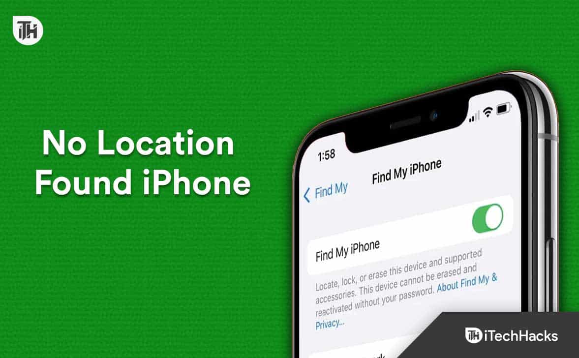 How to Fix "No Location Found" Error on iPhone