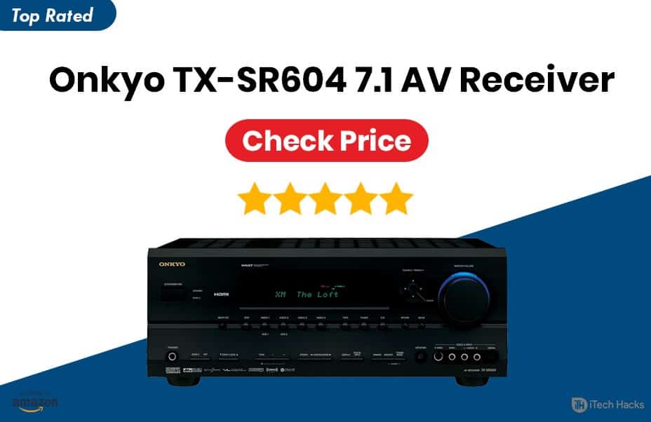 Onkyo TX-SR604 7.1 Channel A/V Receiver (Black)