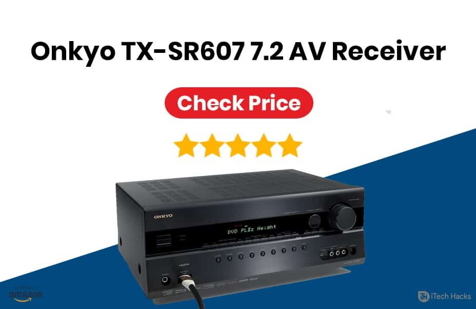 Onkyo TX-SR607 7.2-Channel A/V Surround Home Theater Receiver