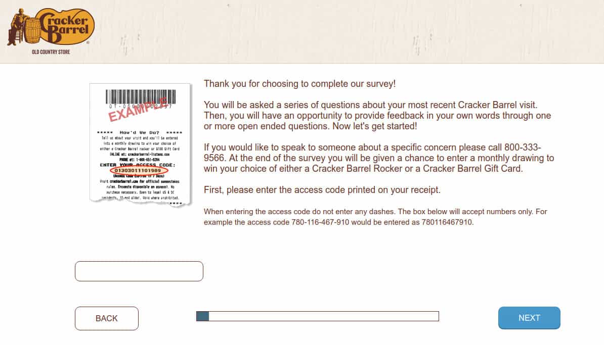 How to Participate in the Cracker Barrel Survey