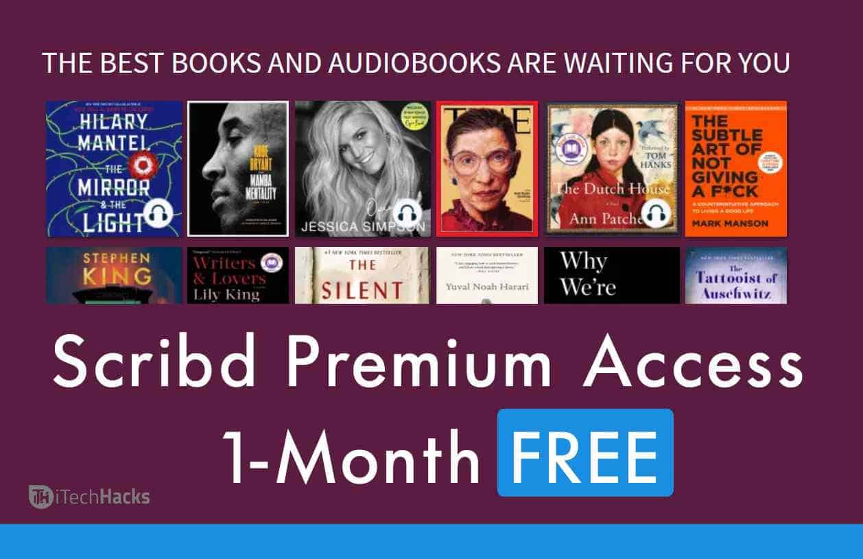 Free Scribd Premium Account Access for 1-Month - Grab Now!