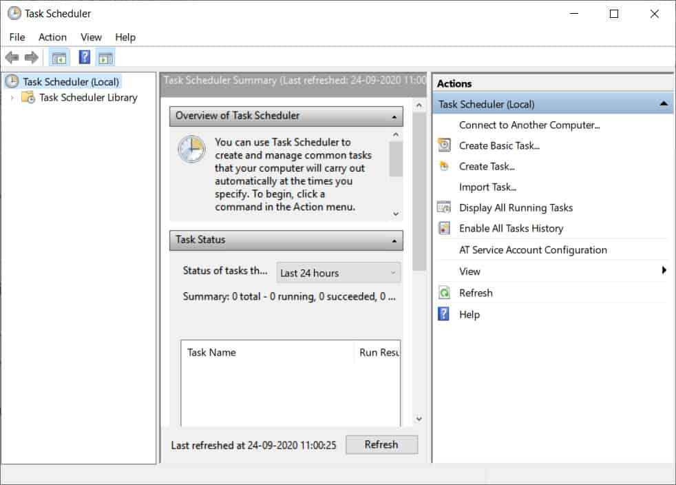 Change Windows Defender's Scheduling Options.