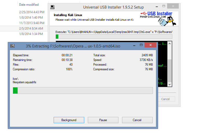 create bootable kali linux live usb
