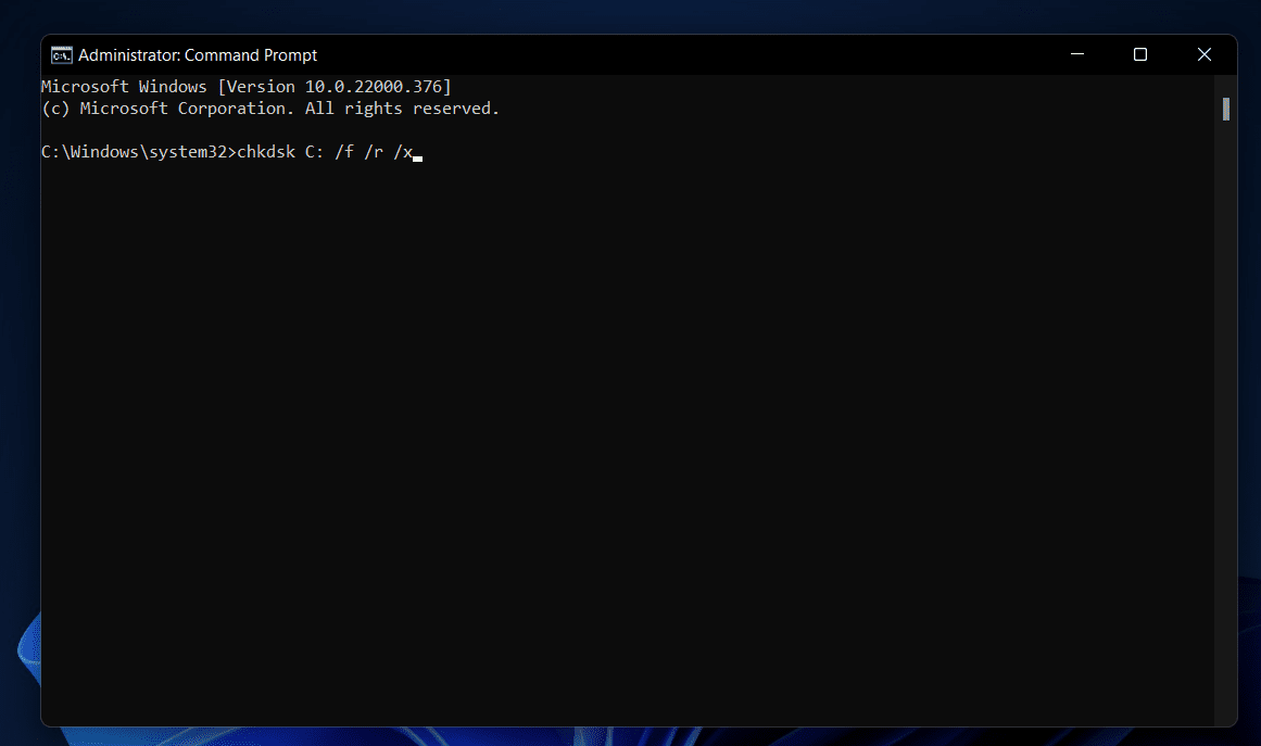 CHKDSK