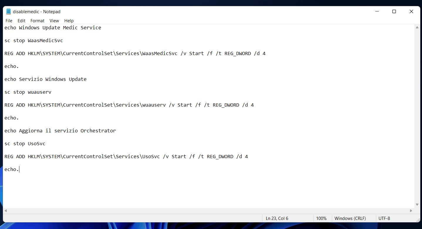 Windows Update Medic Service (WaaSMedicSVC.exe) in Windows 11