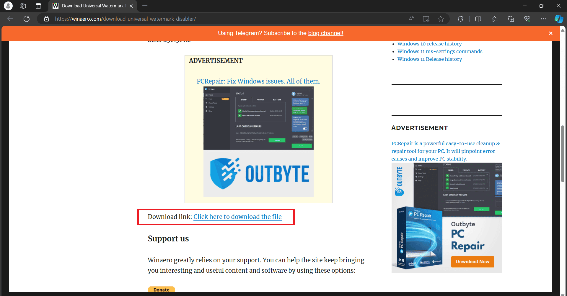 Download Universal Watermark Disabler on Windows (2024)