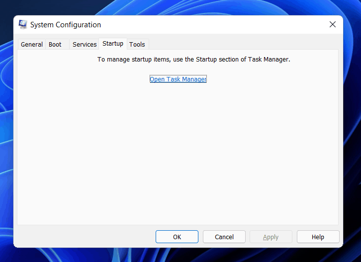 Open Task Manager