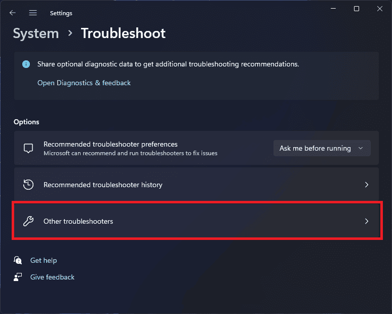 Other Troubleshooters