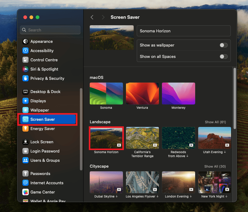 Fix macOS Sonoma Screensaver Not Working (All Ways)