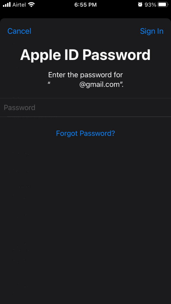 Sign Out iTunes