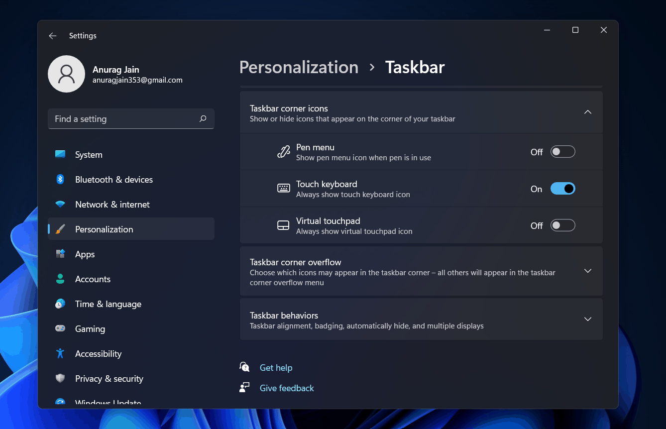 How To Enable Touch Keyboard On Windows 11