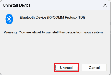 Uninstall