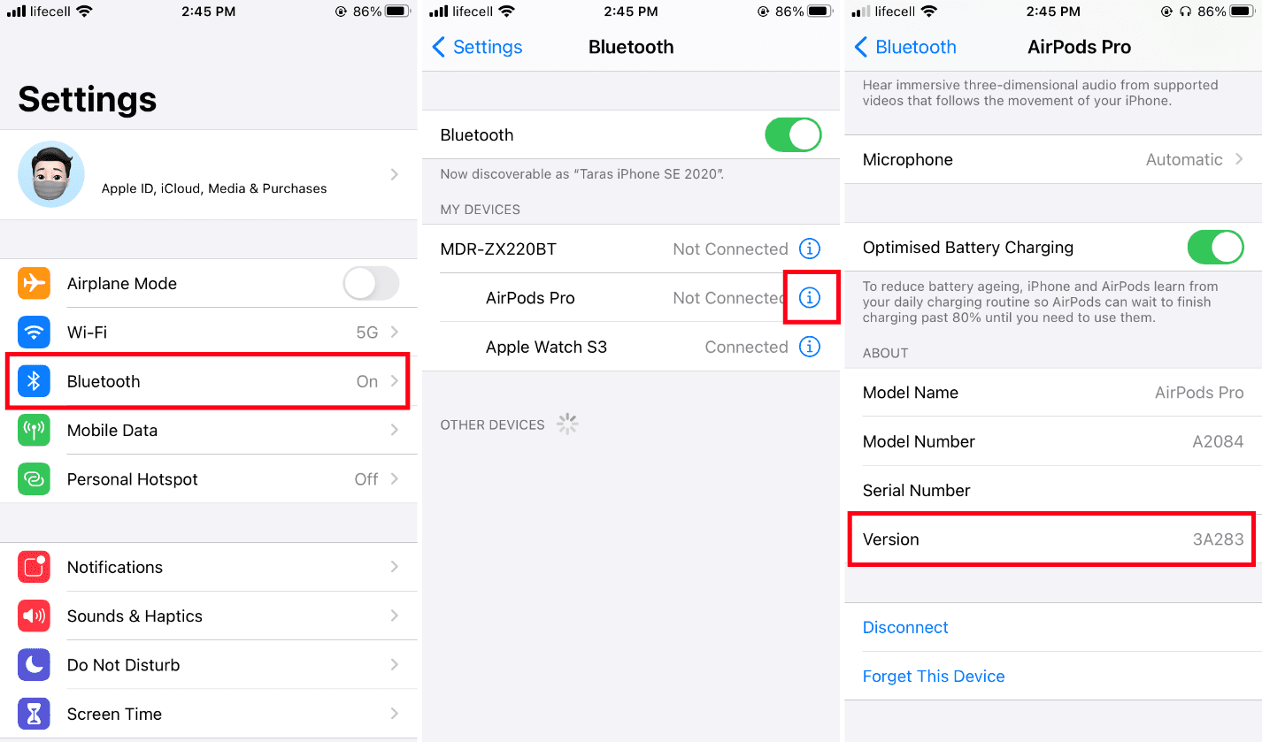 Update AirPods Firmware